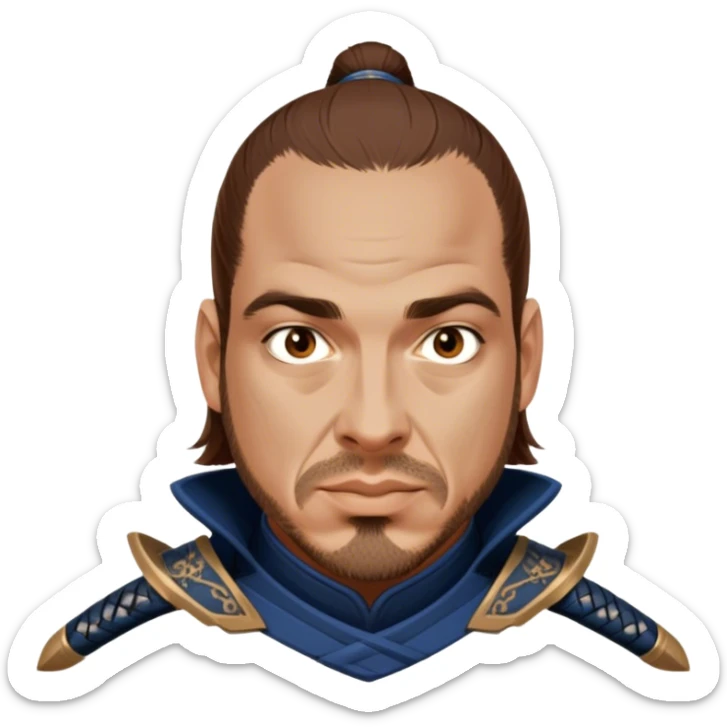 Vigilant Samurai sticker