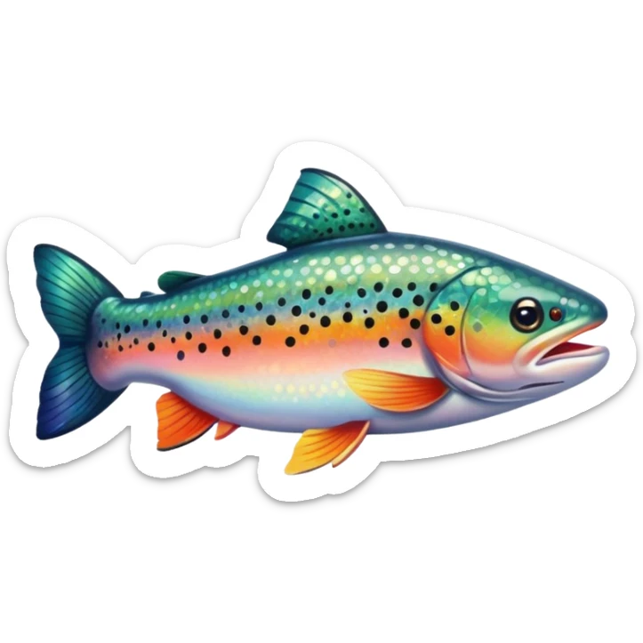 trout sticker