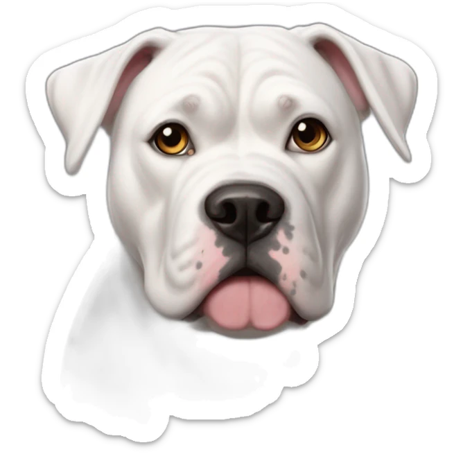 White American Bulldog named Chance who starred in Disney Homeward Bound: The Incredible Journey sticker