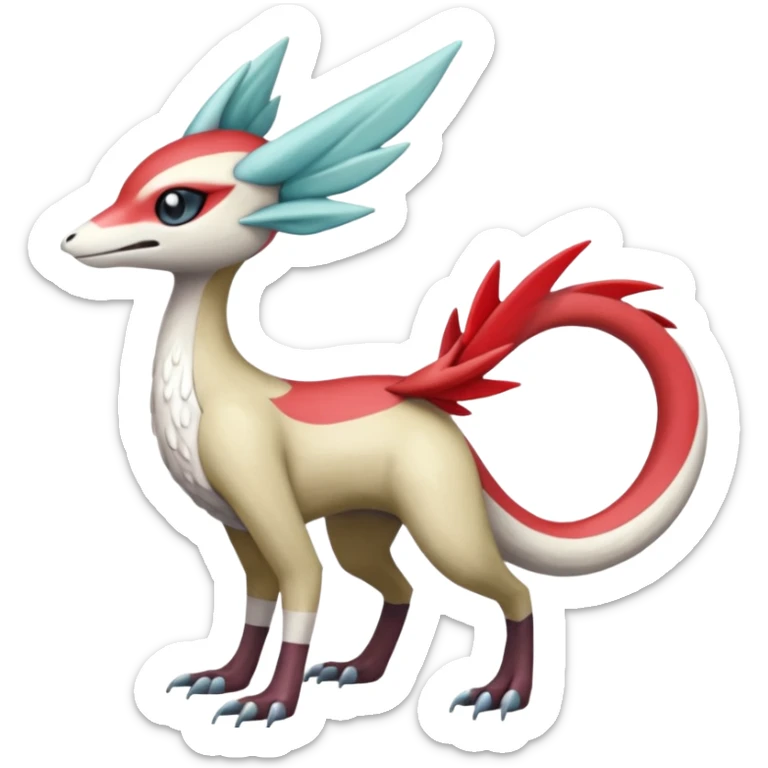 Meloetta-Sergal-Trico-Cresselia-Latias-Palkia-hybrid-fusion-Fakémon-creature, full body sticker