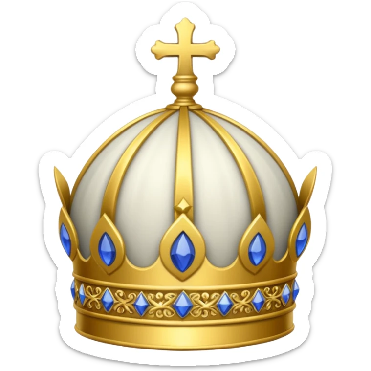 Make me a archbishop mitre I want a catholic mitre don’T put a human just the hat  sticker