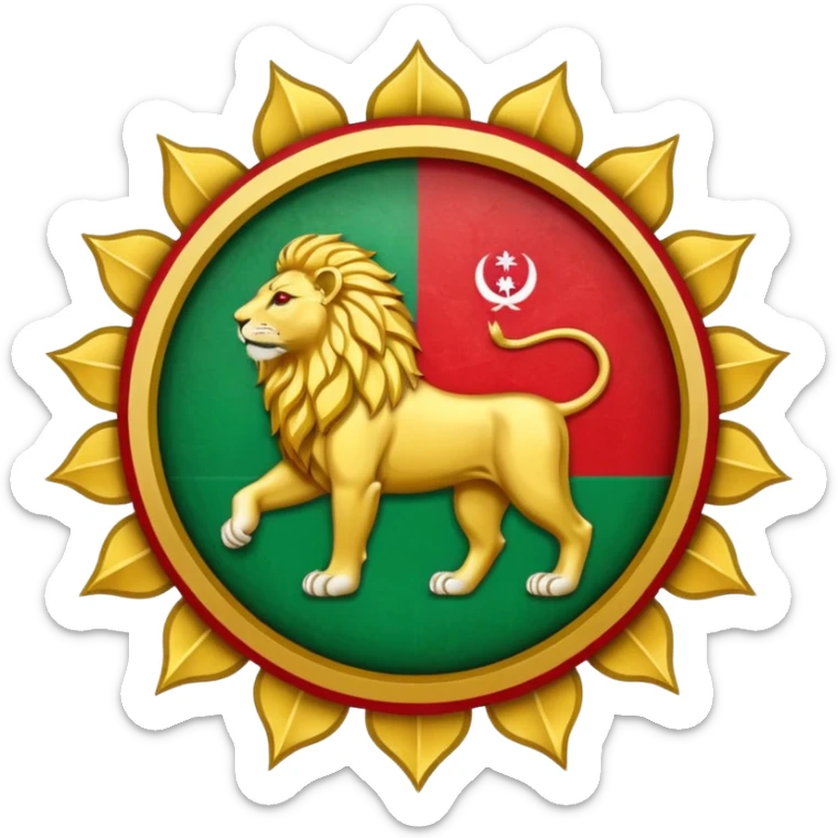 Iran lion sun flag emoji sticker