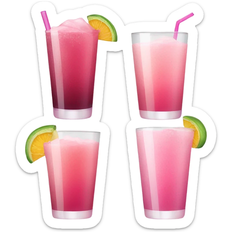Drinks pink sticker