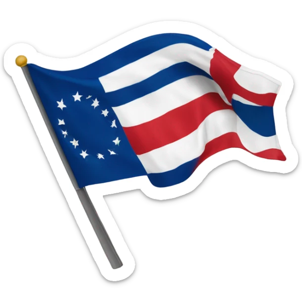 haz un emoji con la bandera de la liga federal sticker
