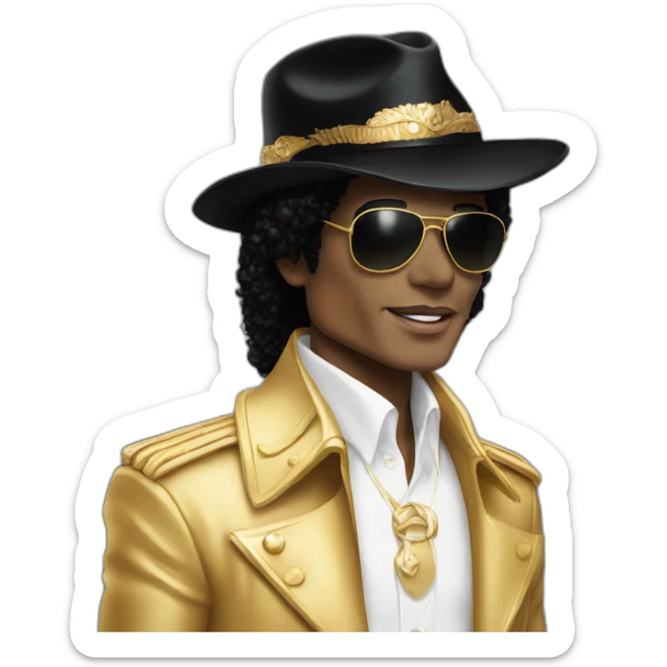 Micheal jackson sticker