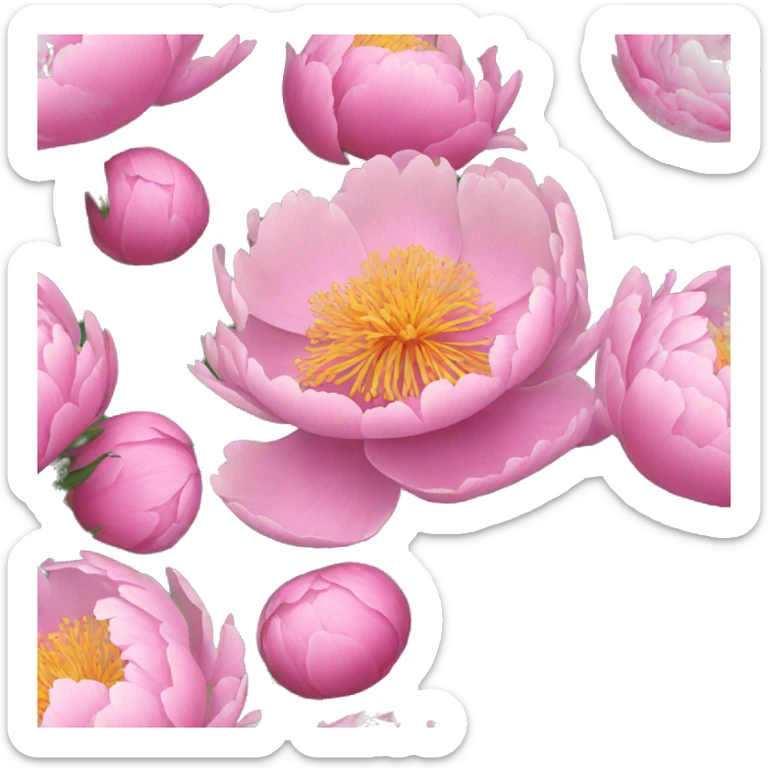 Peony  sticker