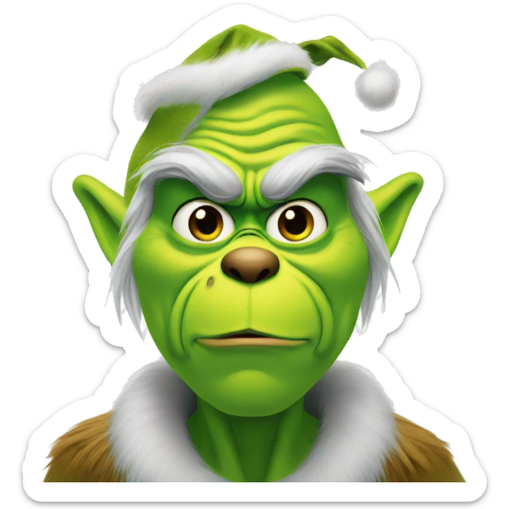 Grinch sticker