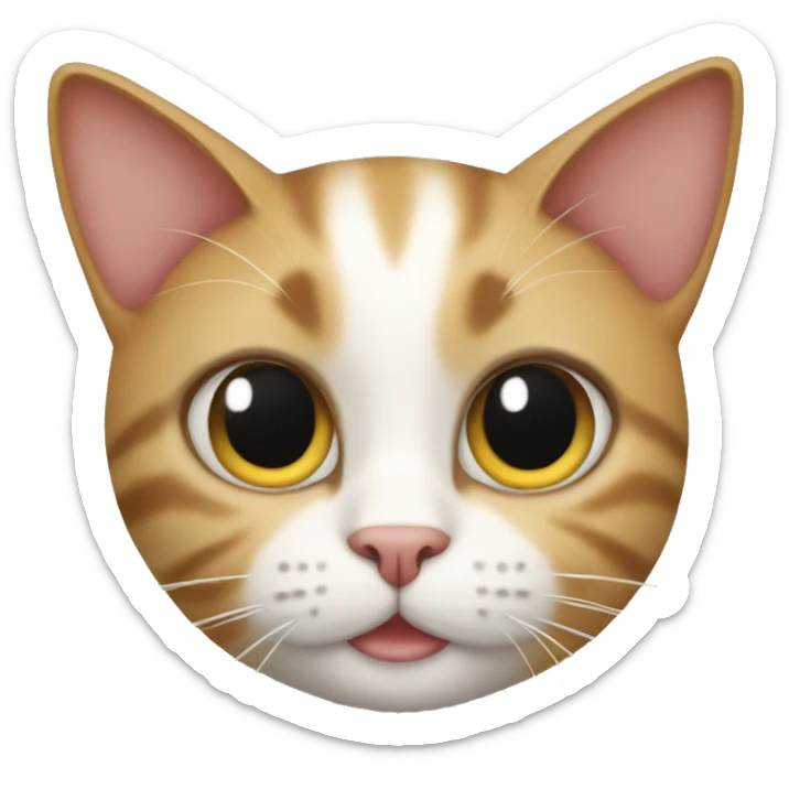 A cat sticker