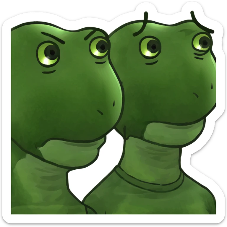 Girl and Boy sticker