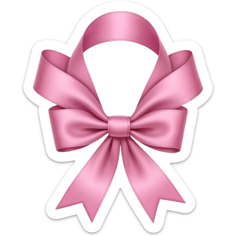 İt should give clean girl vibe it should be an emoji like an ribbon pink sticker