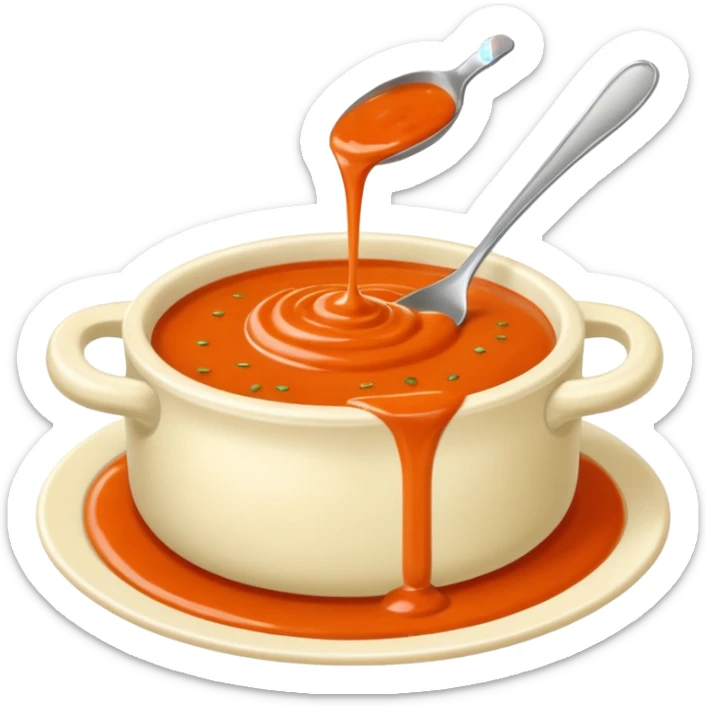 Creamela con più sugo e senza il basilico o qualsiasi cosa verde sopra  sticker