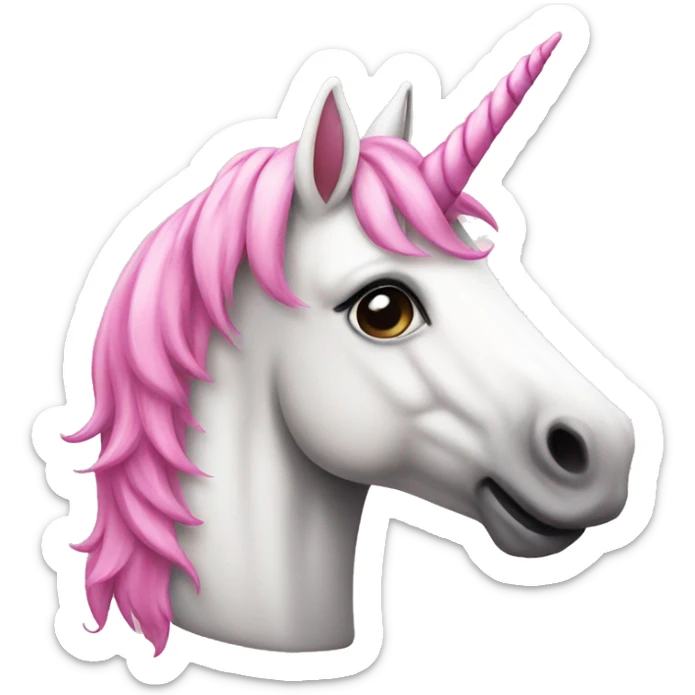 Unicorn pink sticker