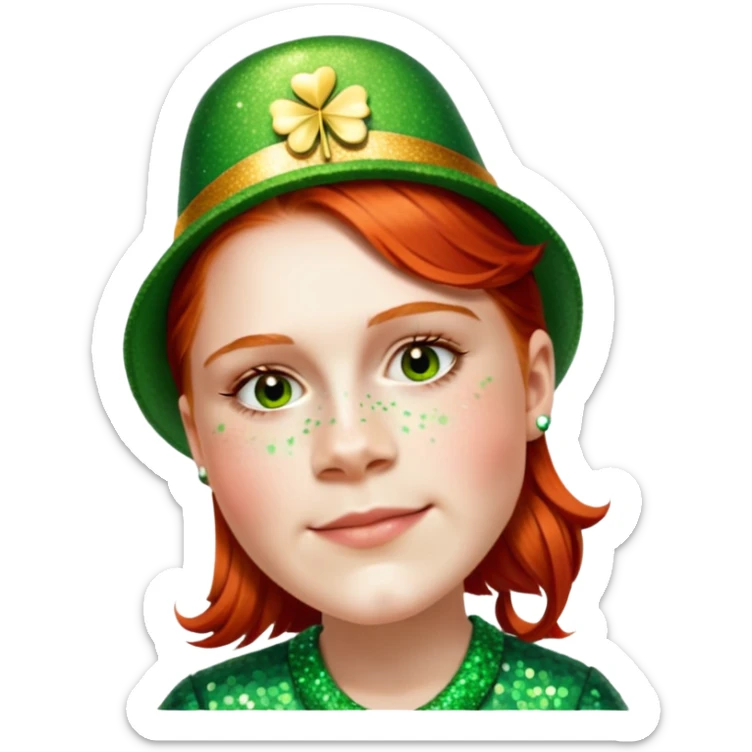 Sparkling Leprechaun sticker