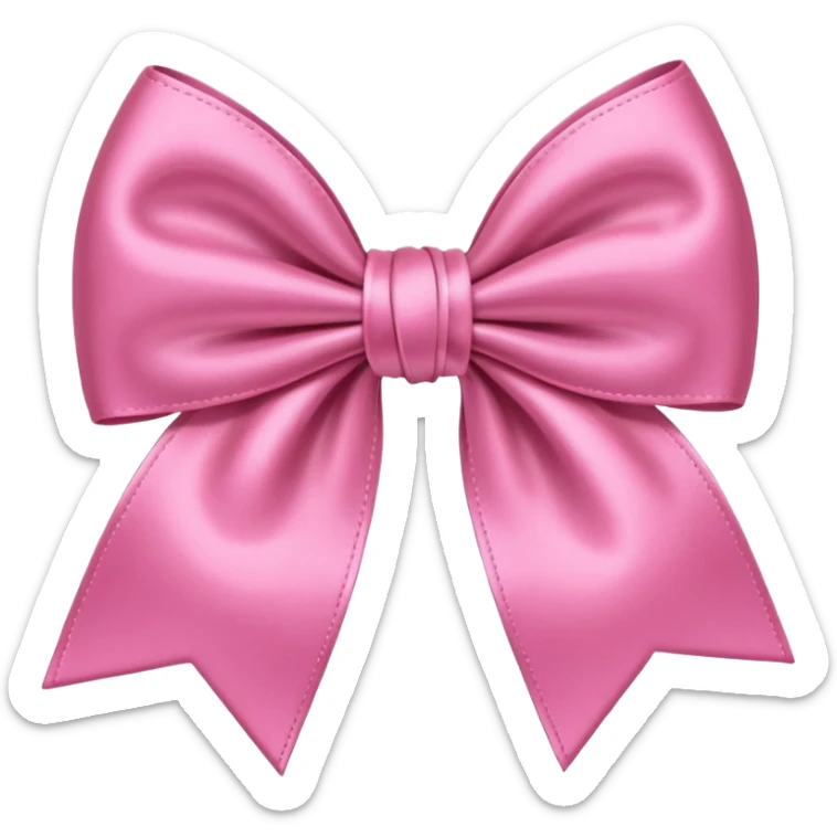 Pink bow  sticker