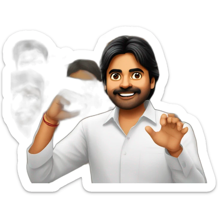 Pawan kalyan like chief minister of andhrapradesh sticker