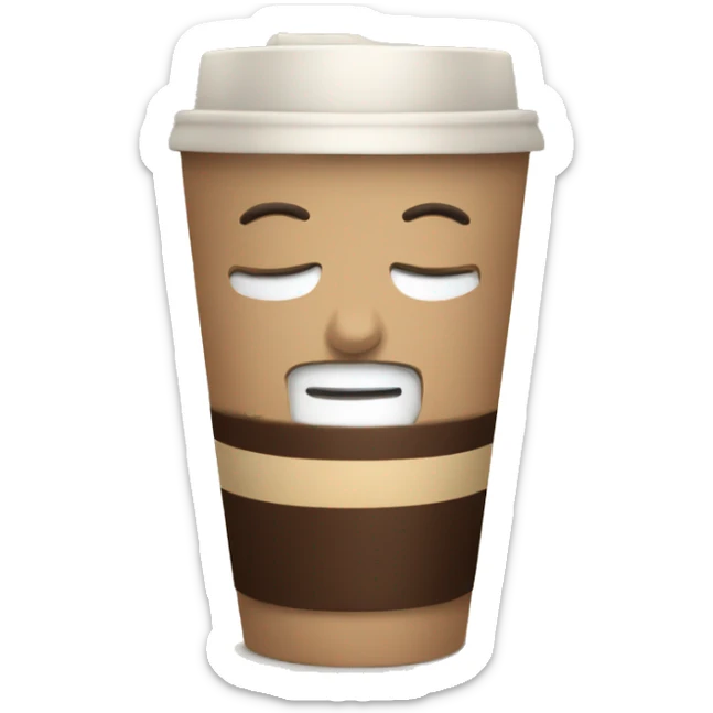 Coffee sticker