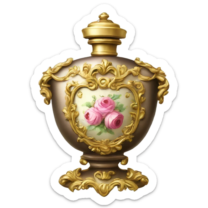 Rococo perfume sticker