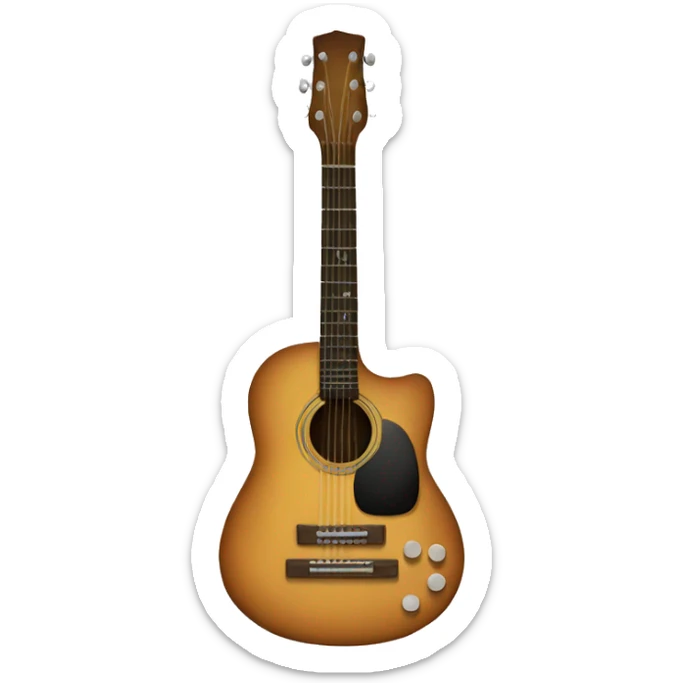 Guitar sticker