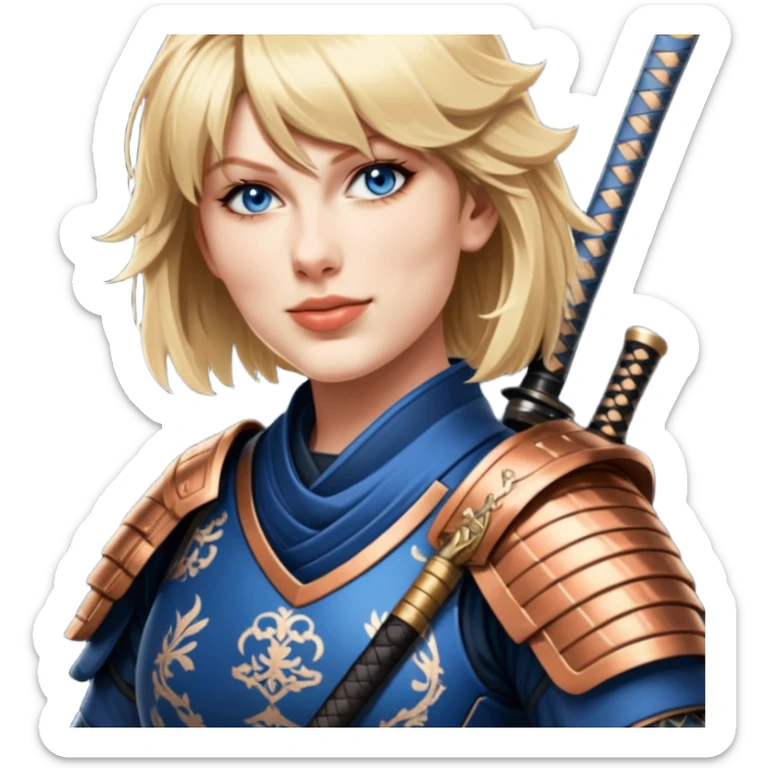 Vigilant Samurai sticker