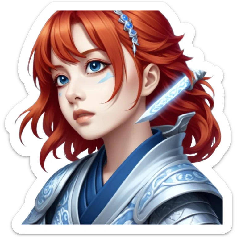 Moonlit Samurai sticker