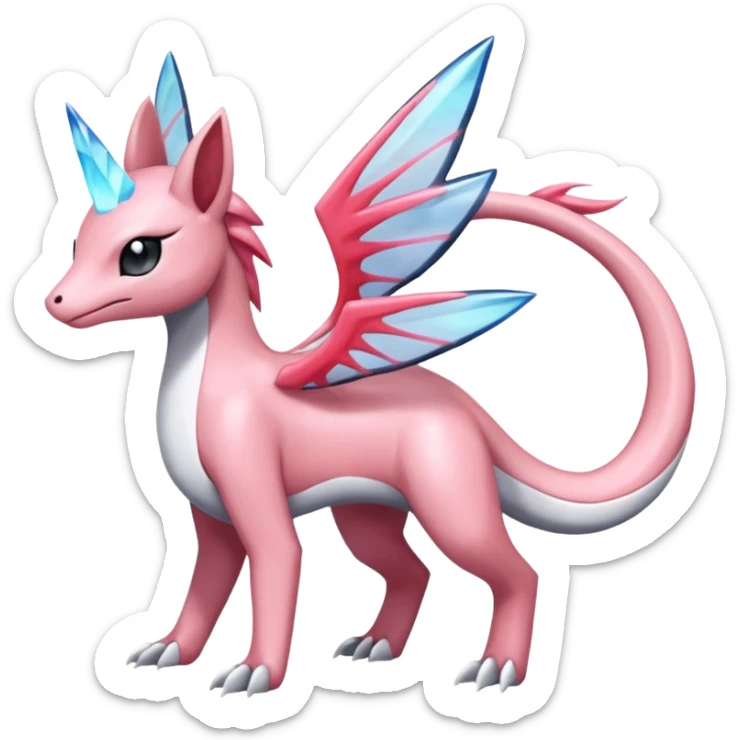 Diancie-Palkia-Amaura-Aurorus-Salandit-Meloetta-aesthetic-fusion sticker