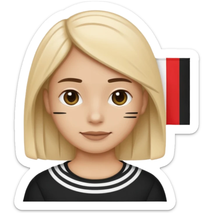 Emoji hermine du drapeau breton. Ne modifie par le design, je veux juste l'hermine en noir. Je te parle du petit symbole, livre le moi en style graphique  sticker