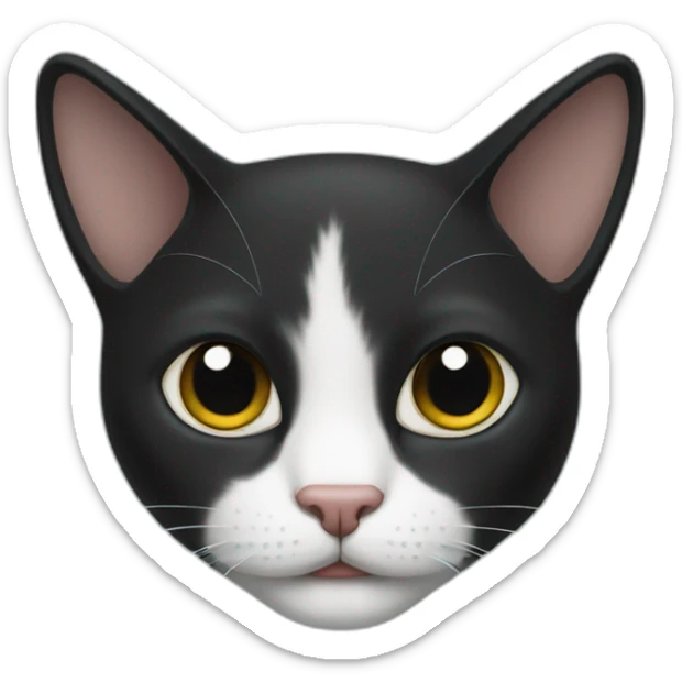 Gato negro sticker