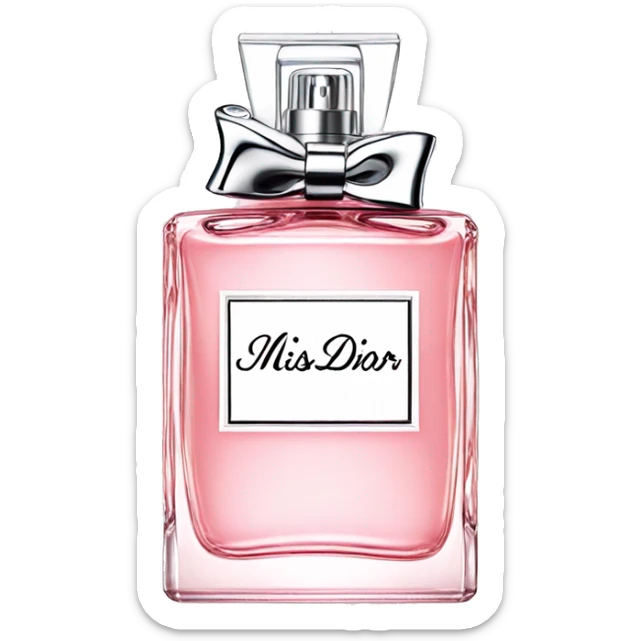 Miss dior perfume sticker