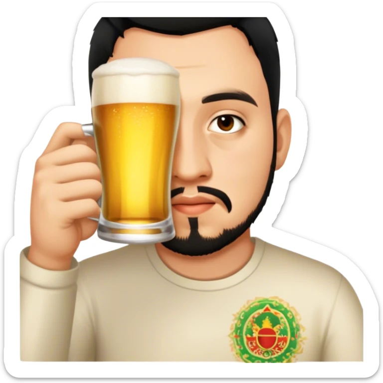Cerveza Drinker sticker
