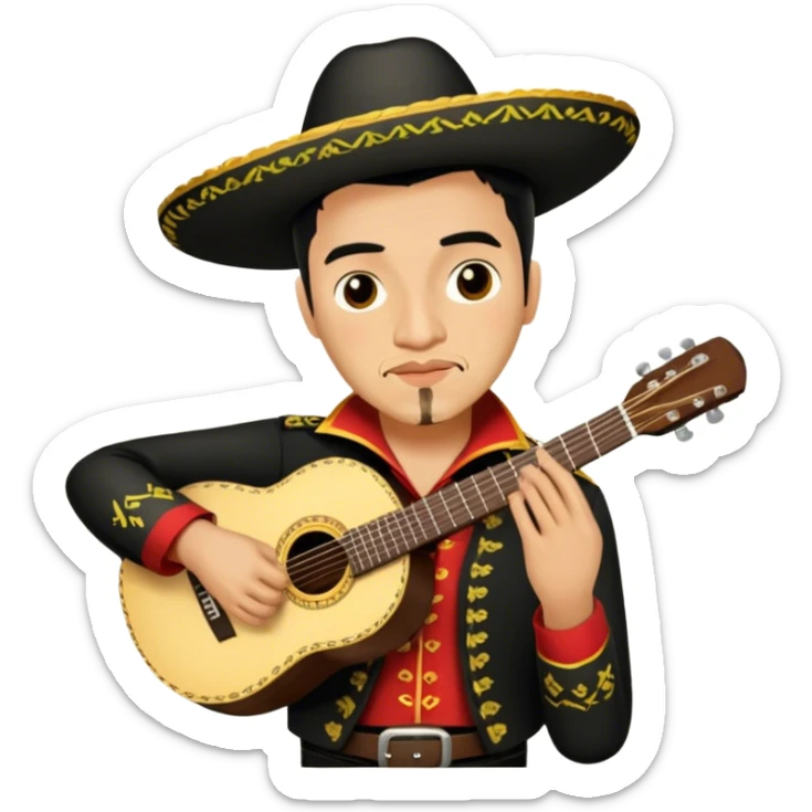 Mariachi Musician sticker