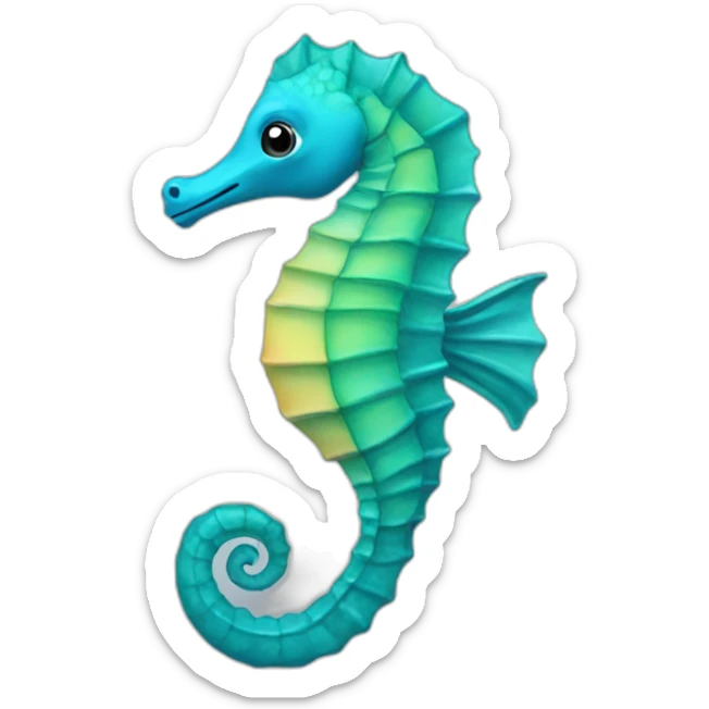 Seahorse sticker
