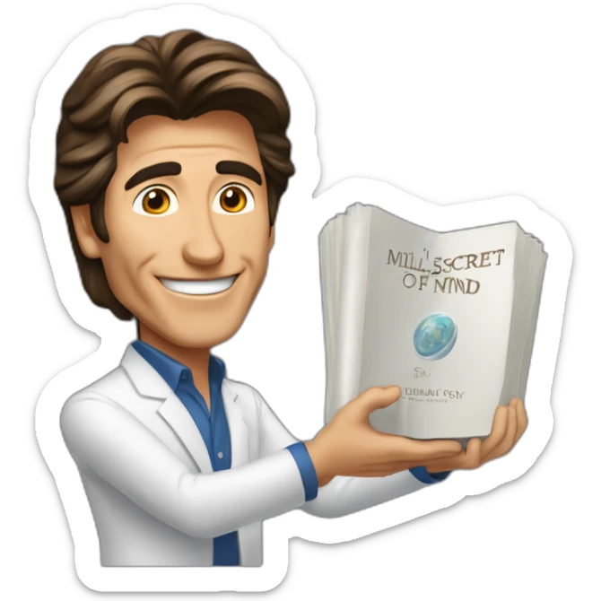 T. Harv Eker showing the book the secret of a millonaire mind" sticker