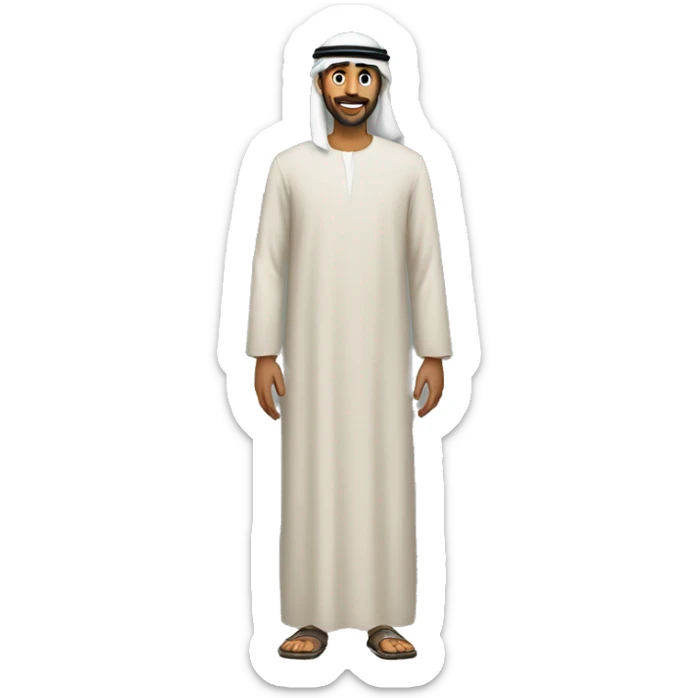 arab full-length sticker