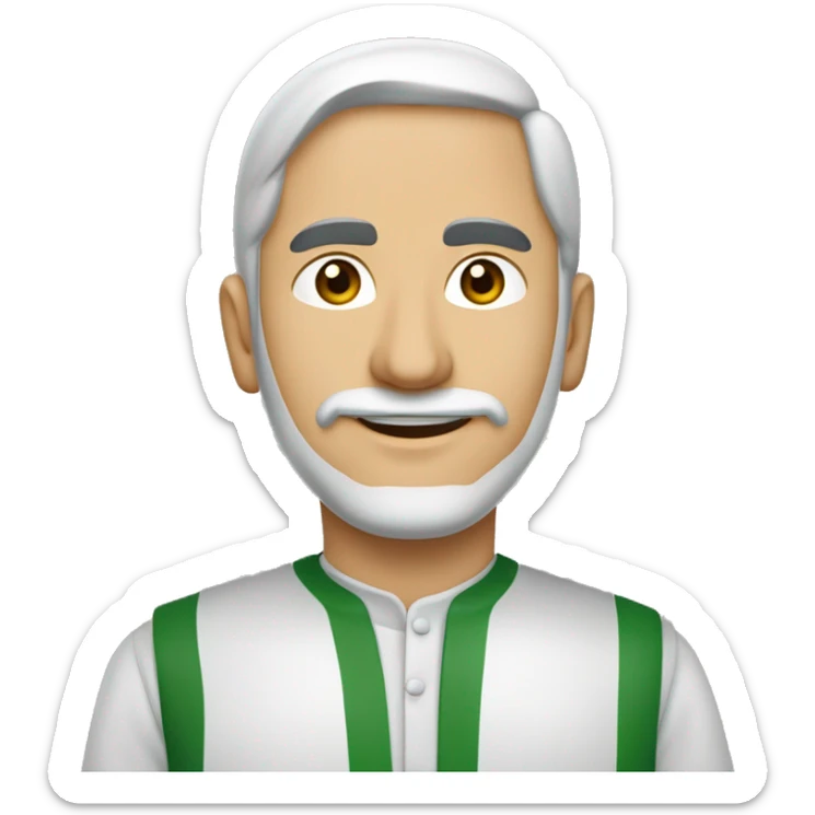 Doğu Türkistan bayrağı, Mavi renkli içerisinde beyaz renkli ay yıldız sticker