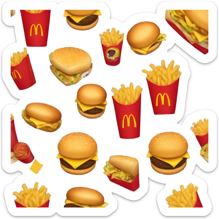 Mcdonalds sticker