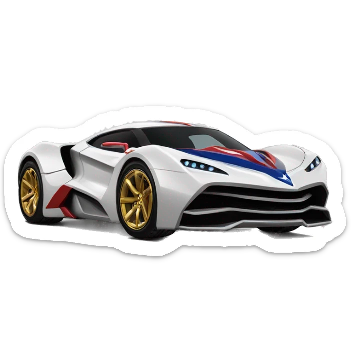  Wonder woman’s feminine offroad capable long-travel suspension 4x4 hypercar  sticker