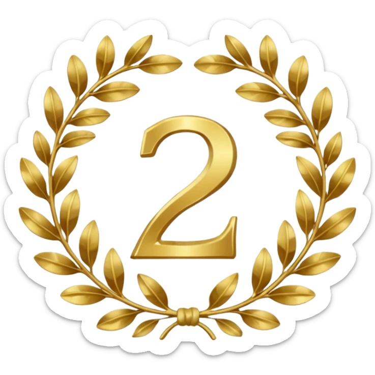 The number that took 23nd place was decorated with an imperial laurel wreath sticker