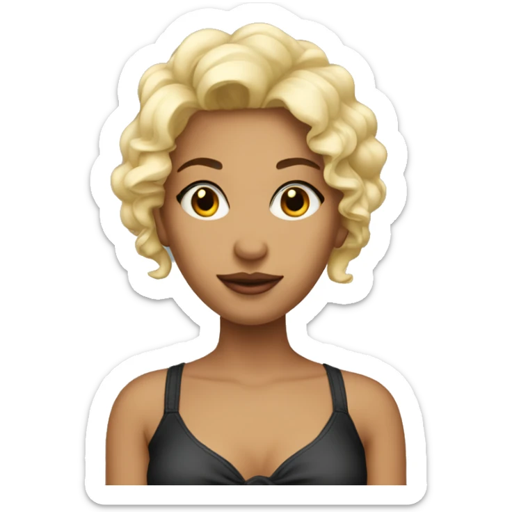 Coquette girl sticker