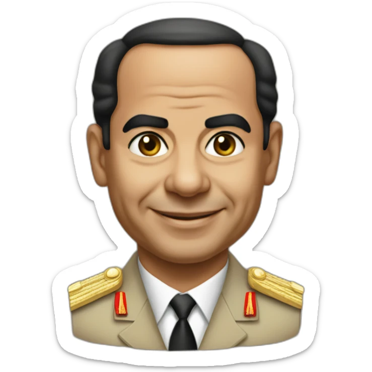 Abdel Fattah El-Sisi President of Egypt sticker