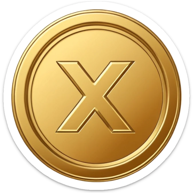 Minimal line-art icon of a single coin with a bold checkmark next to it, clean modern style, simple outlines, slight 3D, no background, transparent, represents approved and ethical earnings. sticker