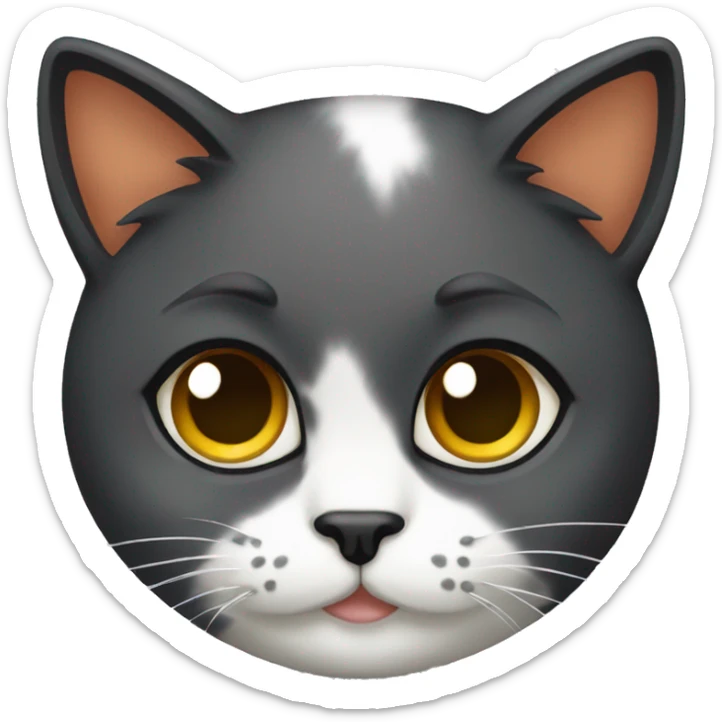 calico cat sticker