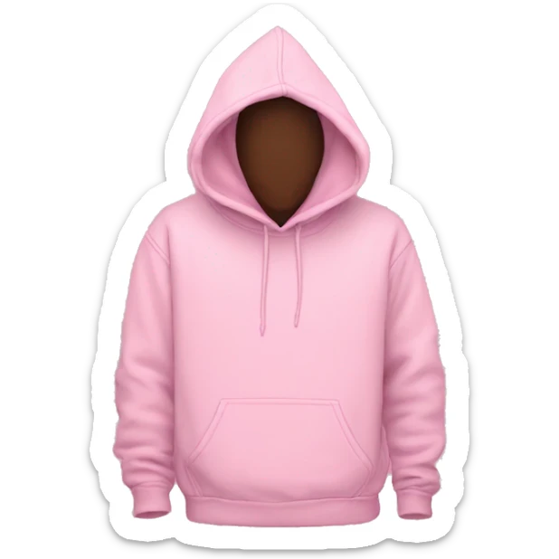  back of Hoodie pink sticker
