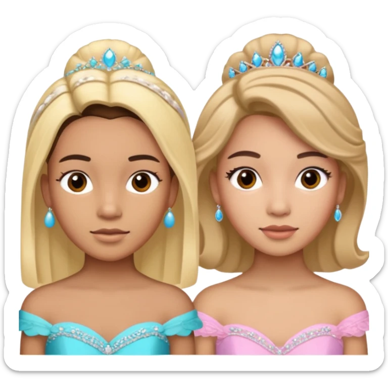 Quinceañera makeover of the boy to girl and before after picture about the boy getting a new look for his Quinceañera sticker