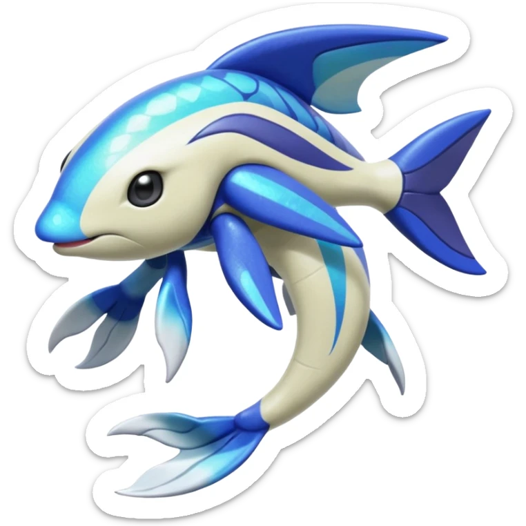 Meloetta-Kyogre-Palkia-Pokémon-Fakémon-fusion-hybrid-creature sticker
