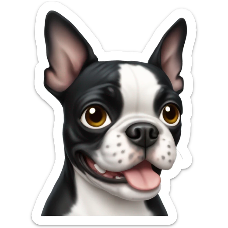 Boston terrier sticker
