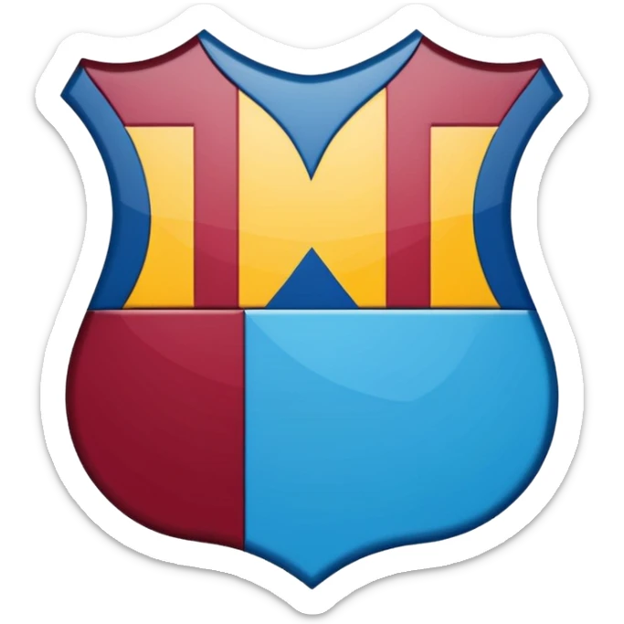 generate Barcelona logo  sticker