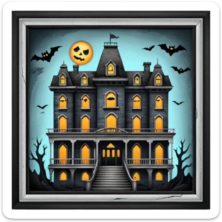 Hotel assombrado sticker