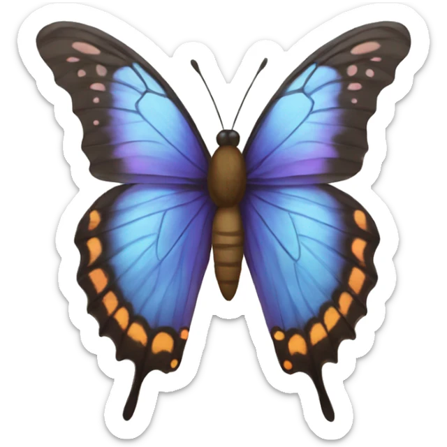 Butterfly sticker