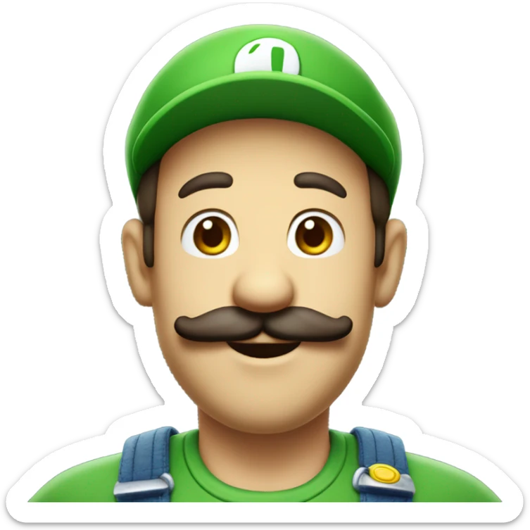 luigi sticker