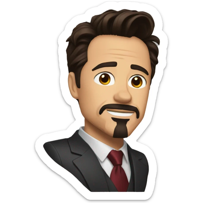 Tony stark  sticker